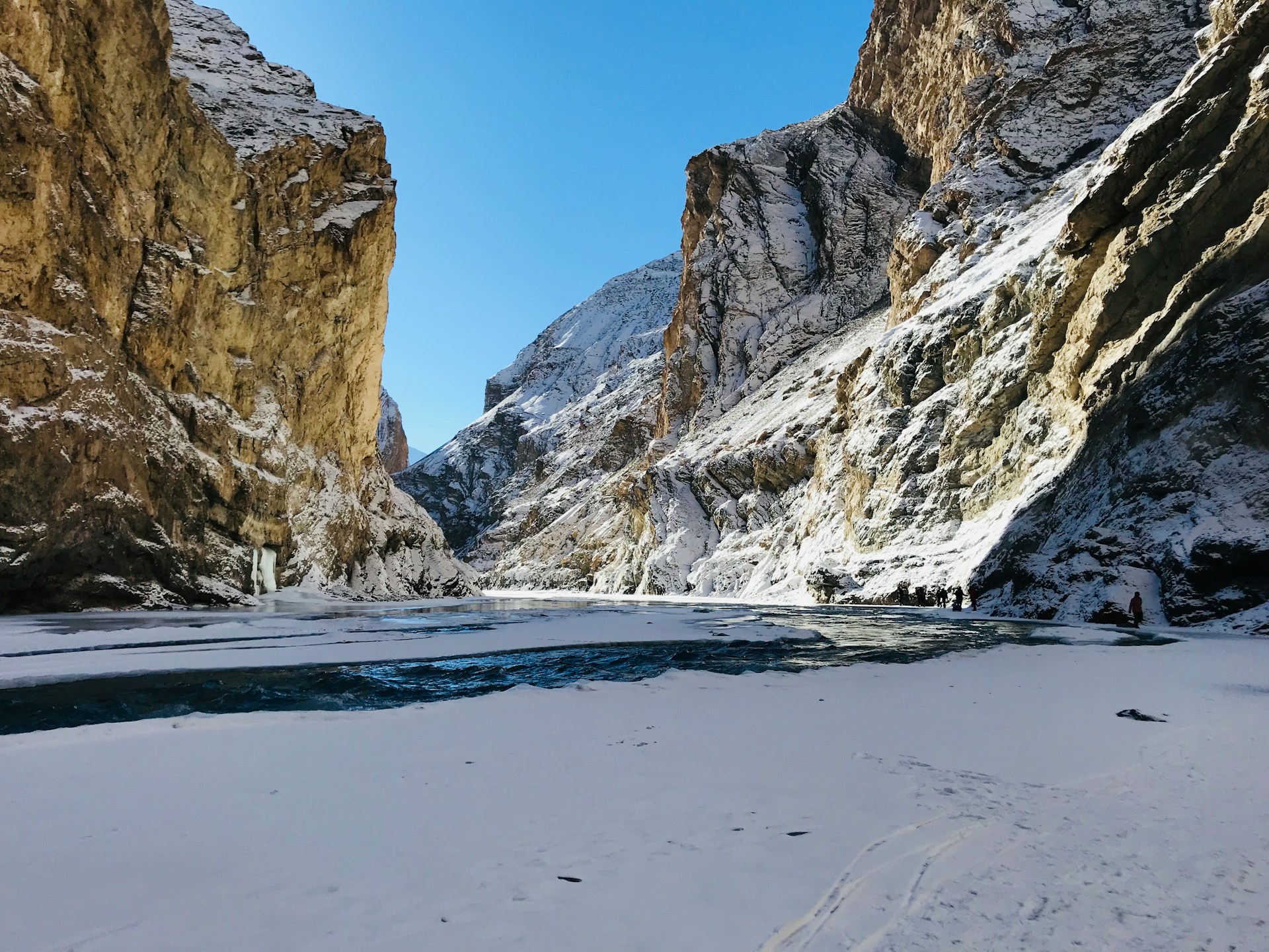 Chadar Trek Frozen River